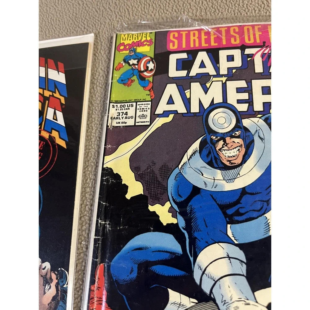 Captain America Comic Books‎ Lot 6 Issues 1990s Marvel Comics
